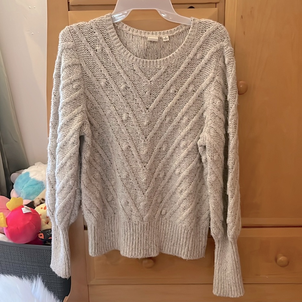 White/Cream Colored GAP Sweater